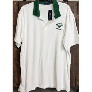 Polo Ralph Lauren Men’s Size XL Racquet Club NYC Terry Collared Shirt $125
